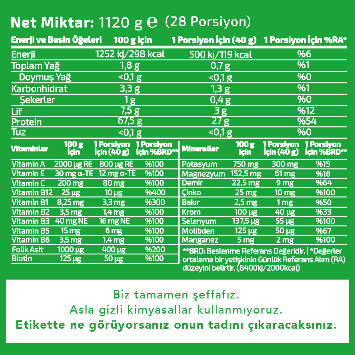 Hellobari ProteGreen | Vegan | Bezelye Proteini | Vitamin Mineral | 28 Porsiyon - Hellobari