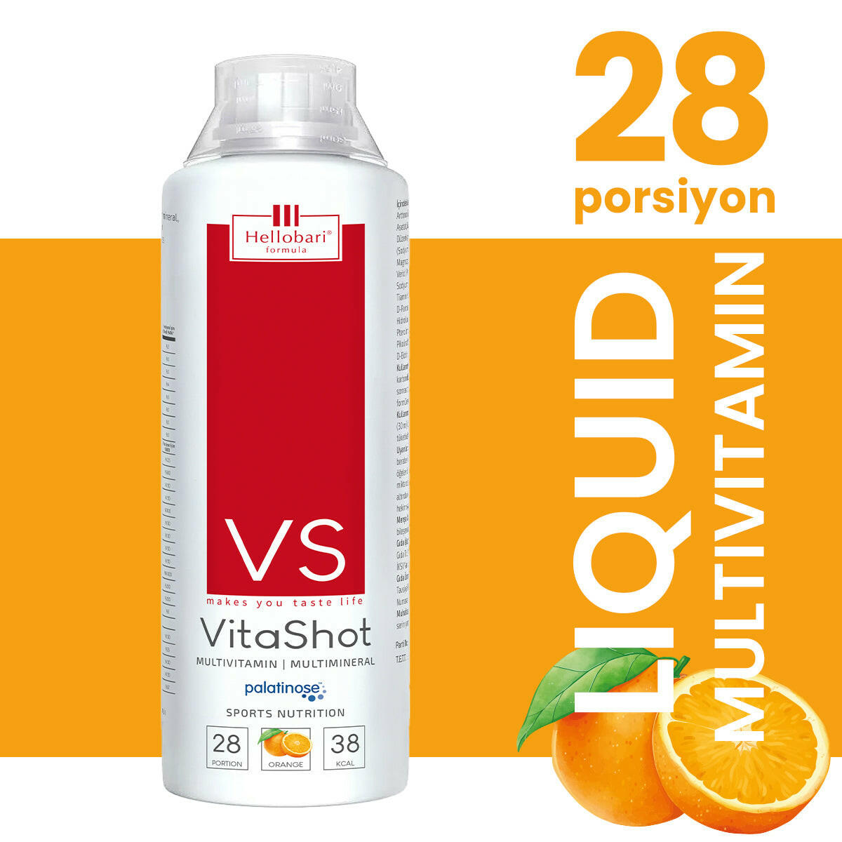 Hellobari VitaShot | Multivitamin | Multimineral | 28 Porsiyon - Hellobari